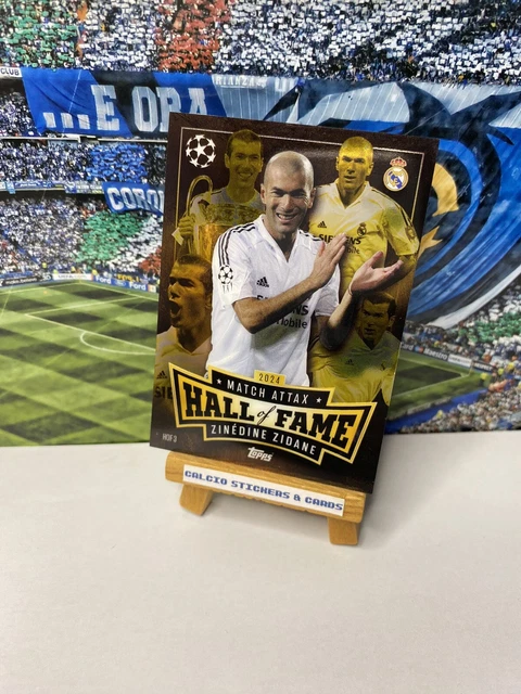 Carte Zinédine Zidane Real Madrid Technique 2025 – Autographe Imprimé RARE